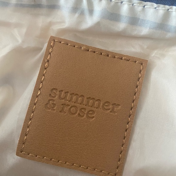 Summer & rose striped tote bag - Picture 7 of 8